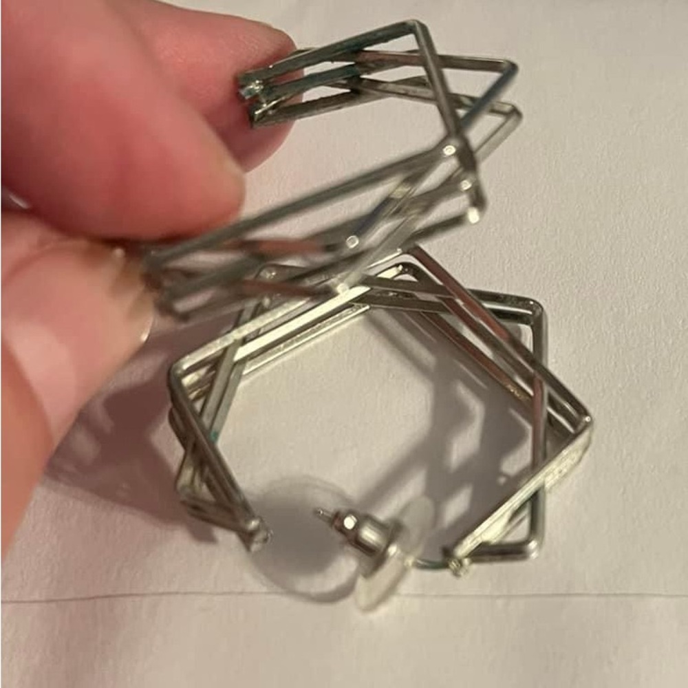 Silver "Hoop" Earrings